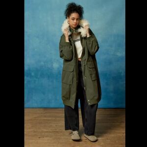 Urban Outfitters BDG Alka Faux Fur Trim Parka